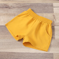 Load image into Gallery viewer, 2 PCS Toddler Girl Flutter Sleeve Love Heart Top And Shorts Set Wholesale 99024744
