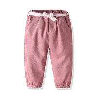 Load image into Gallery viewer, 2 Pcs Kid Girl Set Rabbit Sweatshirt &amp; Corduroy Pants Wholesale 82486720
