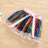Load image into Gallery viewer, 2 Pieces Set Baby Girls Letters Star Print Rompers And Rainbow Skirts Wholesale 37787488
