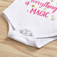 Load image into Gallery viewer, 2 Pieces Set Baby Girls Letters Star Print Rompers And Rainbow Skirts Wholesale 37787488

