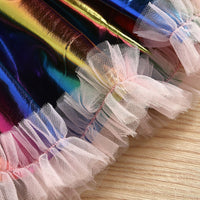 Load image into Gallery viewer, 2 Pieces Set Baby Girls Letters Star Print Rompers And Rainbow Skirts Wholesale 37787488
