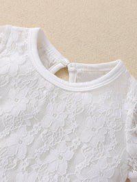 Load image into Gallery viewer, 2 Pieces Baby Girl Lace Bodysuit &amp; Shorts Set Wholesale 37634729
