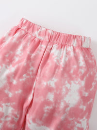 Load image into Gallery viewer, 2 Pieces Baby Girl Pink Tie Dye Set Top And Pants Wholesale 31806885

