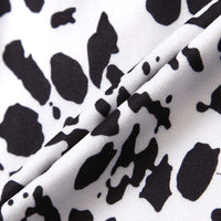 Load image into Gallery viewer, 2 Pieces Baby Girl Polka Dots Leopard Print Bodysuit With PU Skirt Set Wholesale 41532639
