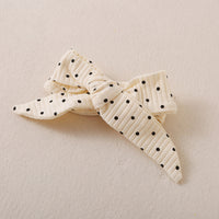 Load image into Gallery viewer, 2 Pieces Baby Girl Polka Dots Rib-Knit Bodysuit &amp; Headband Wholesale 04906712
