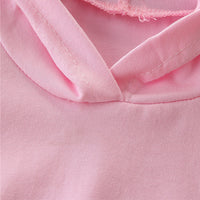 Load image into Gallery viewer, 2 Pieces Baby Girl Rabbit Ear Hooded Sweatshirt And Flower Pants Set Wholesale 98384817
