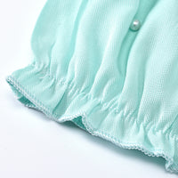 Load image into Gallery viewer, 2 Pieces Baby Girl Rainbow Beaded Top With Layered Shorts Wholesale 10104808
