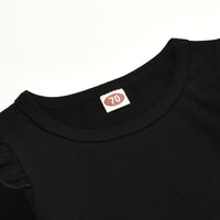 Load image into Gallery viewer, 2 Pieces Set Baby Girls Solid Color Rompers And Pants Wholesale 49927490
