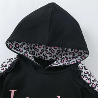 Load image into Gallery viewer, 2 Pieces Baby Girl Set Lovely Hoodie With Leopard Trousers Wholesale 35546673
