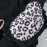 Load image into Gallery viewer, 2 Pieces Baby Girl Set Lovely Hoodie With Leopard Trousers Wholesale 35546673
