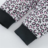 Load image into Gallery viewer, 2 Pieces Baby Girl Set Lovely Hoodie With Leopard Trousers Wholesale 35546673
