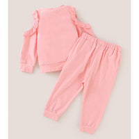 Load image into Gallery viewer, 2 Pieces Set Baby Kid Girls Expression Print Tops And Solid Color Pants Wholesale 32537006
