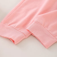 Load image into Gallery viewer, 2 Pieces Set Baby Kid Girls Expression Print Tops And Solid Color Pants Wholesale 32537006
