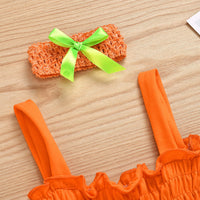 Load image into Gallery viewer, 2 Pieces Set Baby Girls Bow Dresses And Headwear Wholesale 69377477
