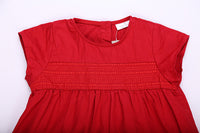 Load image into Gallery viewer, 2 Pieces Baby Girl Solid Color Dress &amp; Stripe Top &amp; Headband Wholesale 84875700

