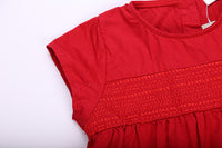 Load image into Gallery viewer, 2 Pieces Baby Girl Solid Color Dress &amp; Stripe Top &amp; Headband Wholesale 84875700
