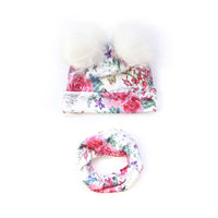 Load image into Gallery viewer, 2 Pieces Baby Pom-pom Hat And Scarf Wholesale 53364994
