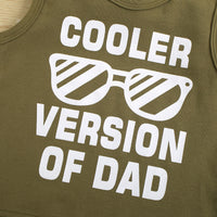 Load image into Gallery viewer, 2 Pieces Baby Toddler Boy I&#39;m Always Getting Picked Up By Ladies Print Tank Top And Slant Pocket Camo Shorts Set Wholesale 53212616
