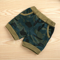 Load image into Gallery viewer, 2 Pieces Baby Toddler Boy I&#39;m Always Getting Picked Up By Ladies Print Tank Top And Slant Pocket Camo Shorts Set Wholesale 53212616
