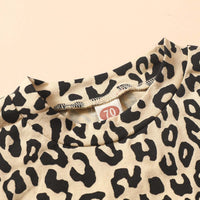 Load image into Gallery viewer, 2 Pieces Infant Girl Leopard Print Set Top &amp; Shorts Wholesale 04685992
