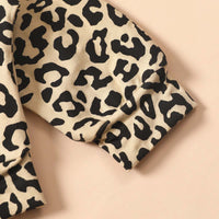 Load image into Gallery viewer, 2 Pieces Infant Girl Leopard Print Set Top &amp; Shorts Wholesale 04685992
