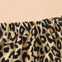 Load image into Gallery viewer, 2 Pieces Infant Girl Leopard Print Set Top &amp; Shorts Wholesale 04685992
