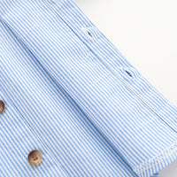 Load image into Gallery viewer, 2 Pieces Infant Toddler Boy Handsome Set Bowtie Stripe Shirt And Suspender Pants Wholesale 03535259
