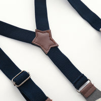 Load image into Gallery viewer, 2 Pieces Infant Toddler Boy Handsome Set Bowtie Stripe Shirt And Suspender Pants Wholesale 03535259
