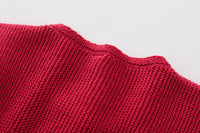 Load image into Gallery viewer, 2 Pieces Infant Toddler Girl Party Bling Stars Mesh Dress With Red Knit Cardigan Wholesale 77085698
