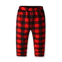 Load image into Gallery viewer, 2 Pieces Kid Girl Bear Balloon Top &amp; Plaid Pants Wholesale 61416698
