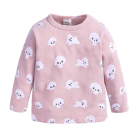 Load image into Gallery viewer, 2 Pieces Set Baby Kid Girls Boys Animals Cartoon Plant Print Tops And Pants Wholesale 67636489
