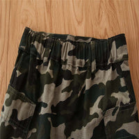 Load image into Gallery viewer, 2 Pieces Kid Girl Camouflage Set Top Matching Skirt Wholesale 12027240

