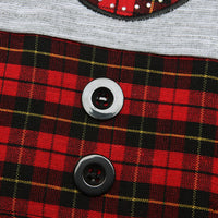 Load image into Gallery viewer, 2 Pieces Kid Girl Christmas Set Deer Check Top Matching Pants Wholesale 76533385
