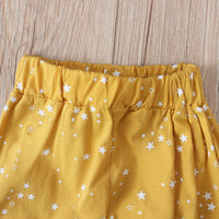 Load image into Gallery viewer, 2 Pieces Kid Girl Dog Pattern Tee And Star Shorts Set Wholesale 95322419
