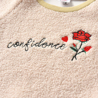 Load image into Gallery viewer, 2 Pieces Set Baby Kid Girls Flower Embroidered Pants And Solid Color Hoodies Swearshirts Wholesale 06776655
