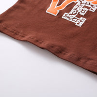 Load image into Gallery viewer, 2 Pieces Kid Girl Leopard Set Pumpkin Top With Flared Trousers Wholesale 78697206
