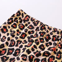 Load image into Gallery viewer, 2 Pieces Kid Girl Leopard Set Pumpkin Top With Flared Trousers Wholesale 78697206
