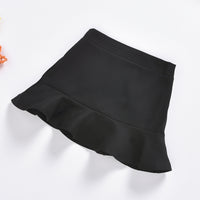 Load image into Gallery viewer, 2 Pieces Set Baby Kid Girls Leopard Print Tops And Solid Color Skirts Wholesale 27747450
