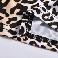 Load image into Gallery viewer, 2 Pieces Set Baby Kid Girls Leopard Print Tops And Solid Color Skirts Wholesale 27747450
