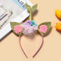 Load image into Gallery viewer, 2 Pieces Kid Girl Party Sequins Mesh Skirt &amp; Headband Wholesale 84995762
