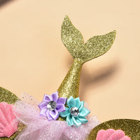 Load image into Gallery viewer, 2 Pieces Kid Girl Party Sequins Mesh Skirt &amp; Headband Wholesale 84995762
