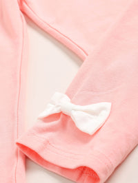 Load image into Gallery viewer, 2 Pieces Kid Girl Ribbit Set Top Matching Bow Trousers Wholesale 06817183
