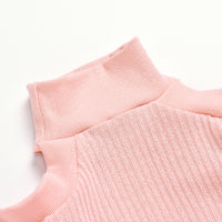 Load image into Gallery viewer, 2 Pieces Set Baby Kid Girls Solid Color Tops And Skirts Wholesale 81567497
