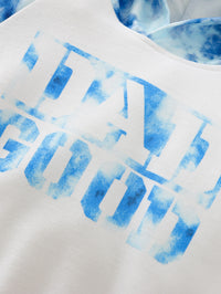 Load image into Gallery viewer, 2 Pieces Set Baby Kid Girls Letters Hoodies Swearshirts Color-blocking And Tie Dye Pants Wholesale 76606630
