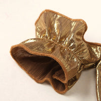 Load image into Gallery viewer, 2 Pieces Little Girl Knot Tie Off Shoulder Top &amp; Ruffled Detail Hi-lo Hem Skirt Set Wholesale 58972714
