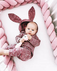 Load image into Gallery viewer, 2 Pieces Little Girl Rabbit Hoodie &amp; Trousers Set Wholesale 29224645
