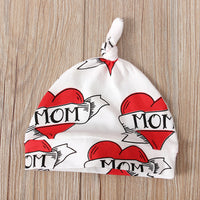 Load image into Gallery viewer, 3 Pieces Summer Girls&#39; Short Sleeve Love Letter Khat Top And Long Pants Wholesale 68692446
