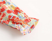 Load image into Gallery viewer, 2 Pieces Toddler Girl Floral Print Bodysuit With Headband Wholesale 02497263
