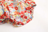 Load image into Gallery viewer, 2 Pieces Toddler Girl Floral Print Bodysuit With Headband Wholesale 02497263
