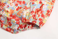 Load image into Gallery viewer, 2 Pieces Toddler Girl Floral Print Bodysuit With Headband Wholesale 02497263
